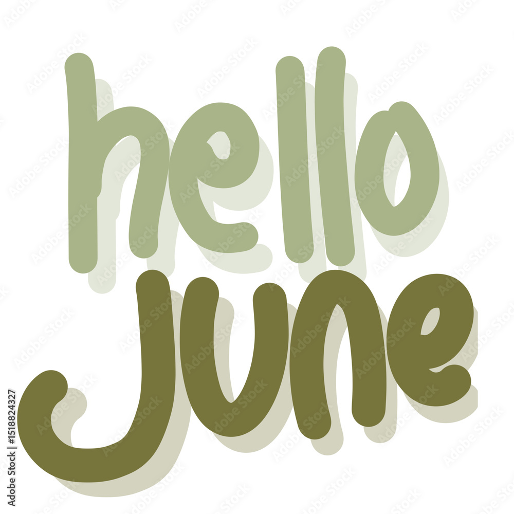 Hello June Hello June template. Design for banner, greeting cards or print. Hello June Hello June template. Design for banner, greeting cards or print.