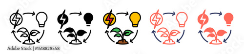 Clean Energy multiple icon