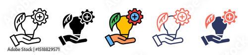 Energy Efficiency multiple icon