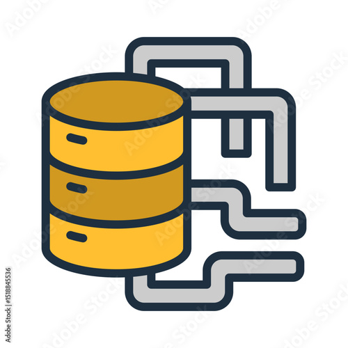 Data Pipeline Icon