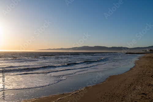 Wallpaper Mural sunset on the beach Venice Beach California Torontodigital.ca