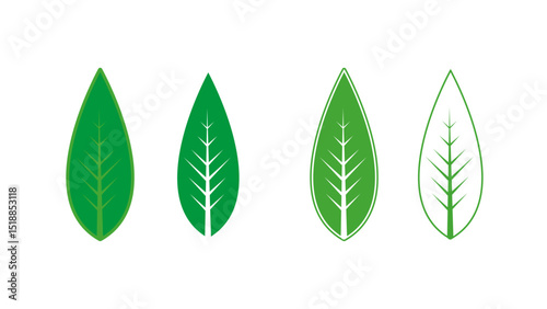 leaf logo vector images