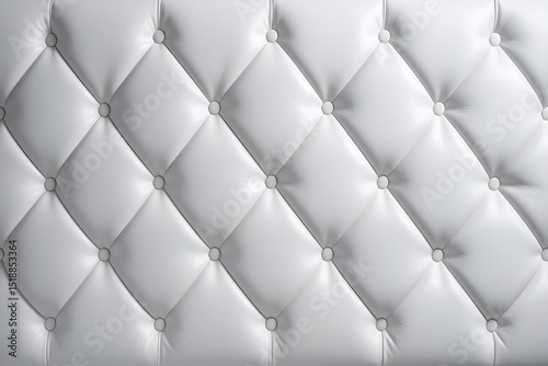 White Leather for sofa background and texture.