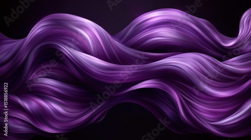 Wallpaper Mural Purple flowing hair, dark background, beauty ad Torontodigital.ca