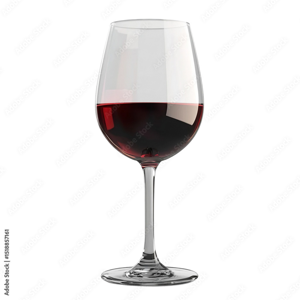 glass of red wine 3d render icon isolated on white and transparent background. glass of red wine 3d render icon isolated on white and transparent background.