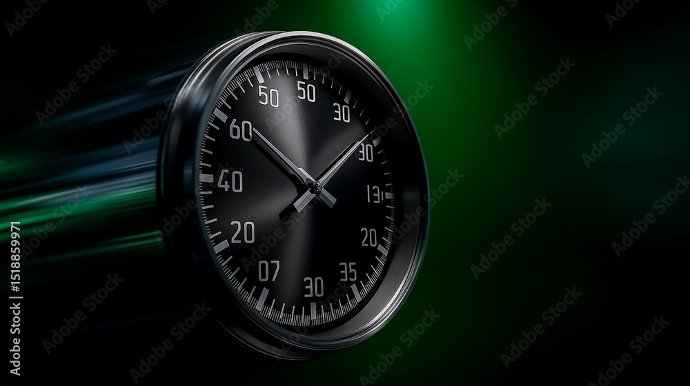 Fototapeta premium Digital Clock Ticks