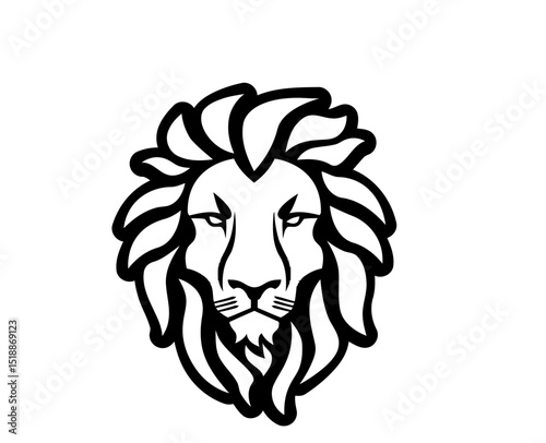 lion head vector