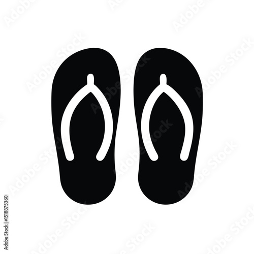 Flip flops silhouette

