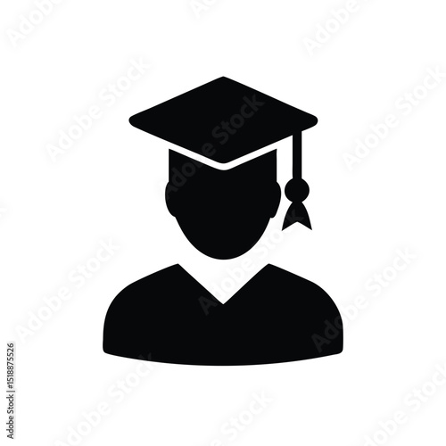graduation man icon