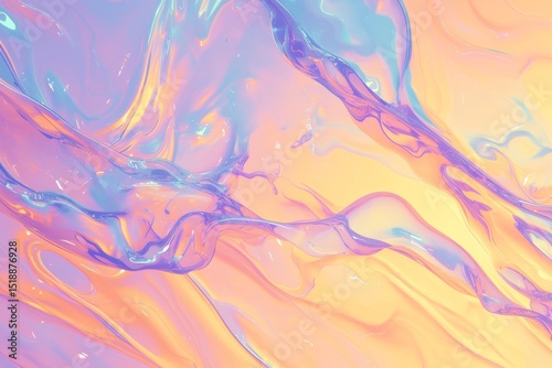 Abstract liquid background with gentle gradient effect