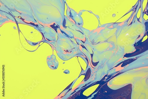 Soft abstract liquid background with delicate texture