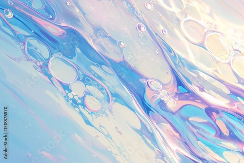 Abstract fluid design with intricate colors