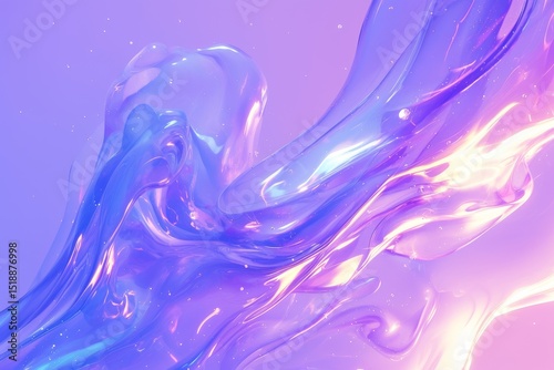 Dynamic abstract fluid design with bold texture