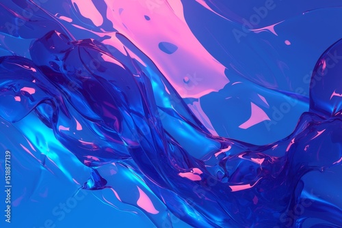 Abstract liquid background with soft texture effect