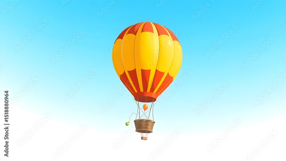 Fototapeta premium hot air balloon in the sky