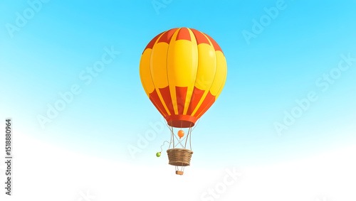 hot air balloon in the sky