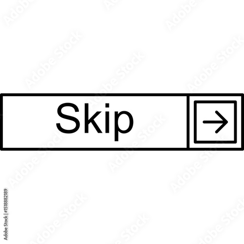 Skip Vector Icon