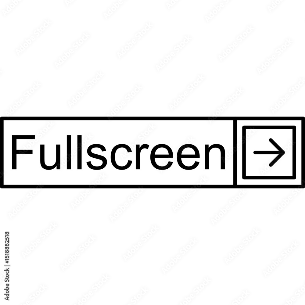 Obraz premium Fullscreen Vector Icon