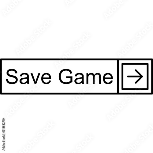 Save Game Vector Icon