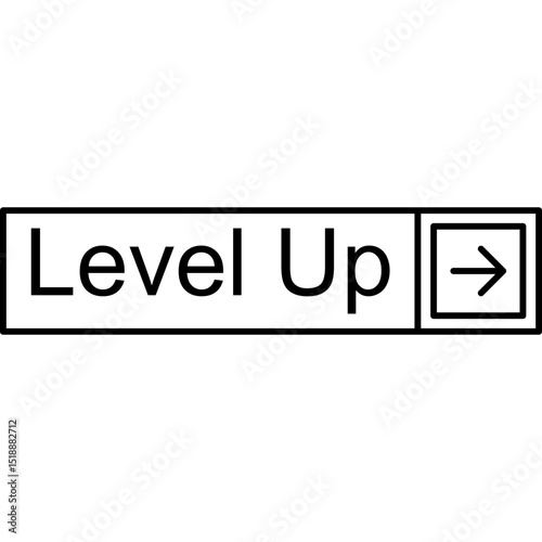 Level Up Vector Icon