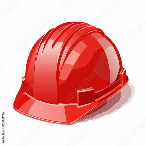 Safety First Red Hard Hat Construction Safety Equipment
