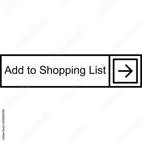 Add to Shopping List Vector Icon
