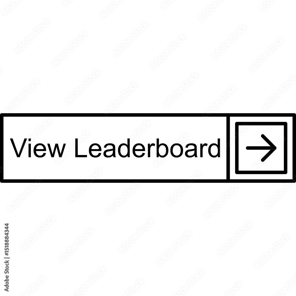 Fototapeta premium View Leaderboard Vector Icon