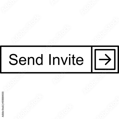 Send Invite Vector Icon