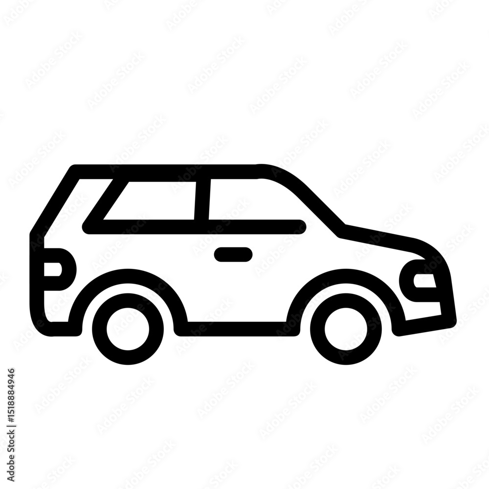 Automobile. Simple icons. icon vector. Monochrome. Automobile. Simple icons. icon vector. Monochrome.