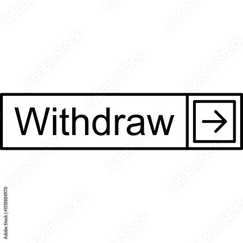 Withdraw Vector Icon
