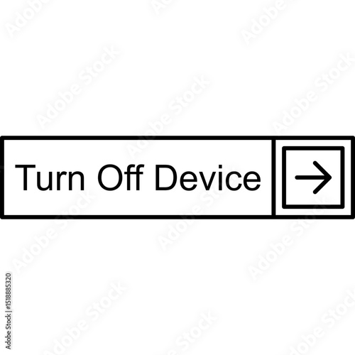 Turn Off Device Vector Icon