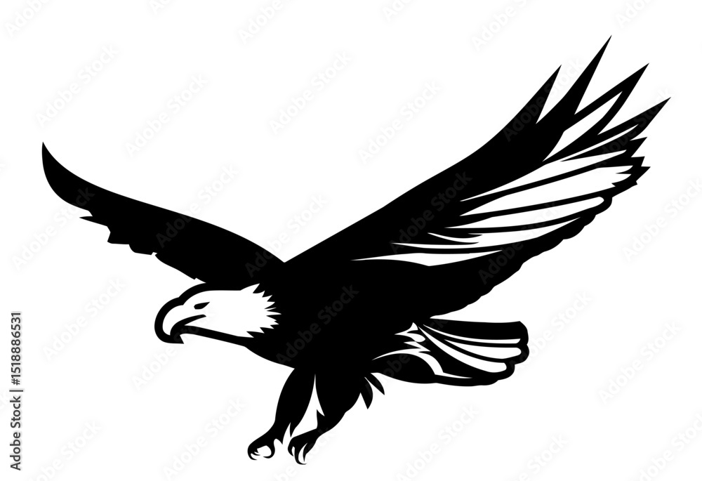 Fototapeta premium eagle vector illustration