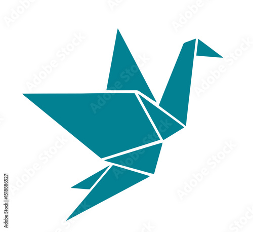 origami paper bird