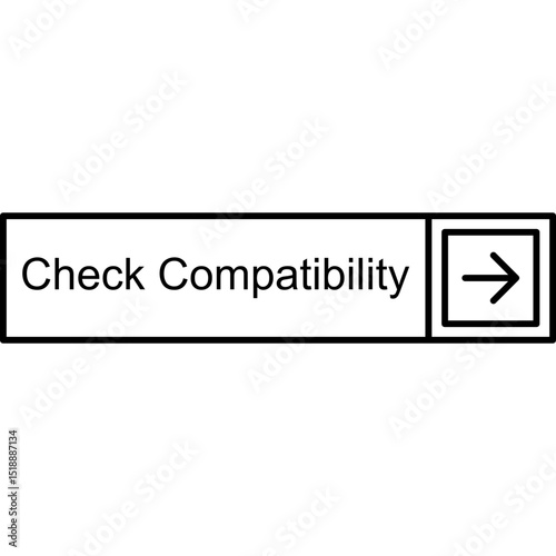 Check Compatibility Vector Icon