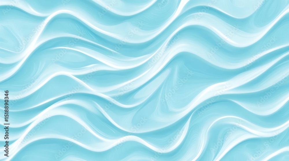 Obraz premium Abstract Wavy Light Blue Texture Background