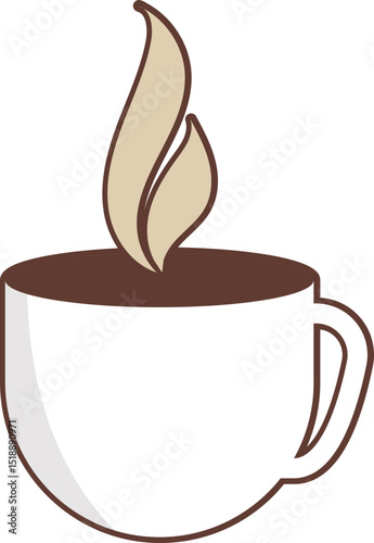 Minimalist & Flat Coffee Illustration