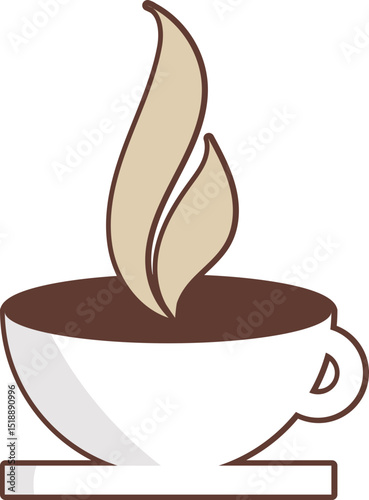 Minimalist & Flat Coffee Illustration