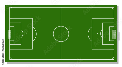 Soccer Field Diagram - Overhead View