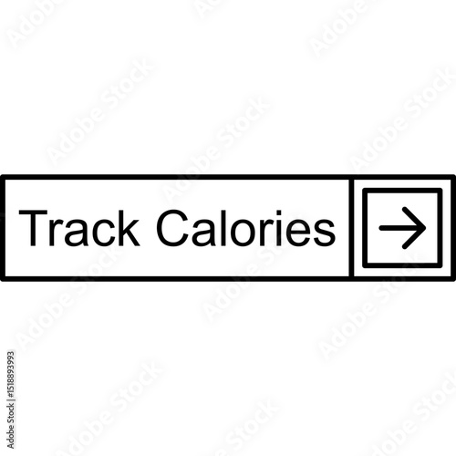 Track Calories Vector Icon