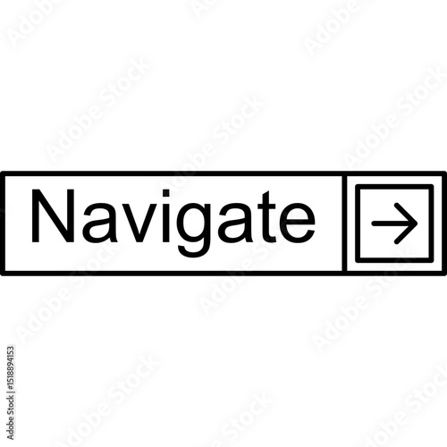 Navigate Vector Icon