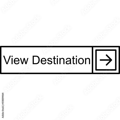 View Destination Vector Icon