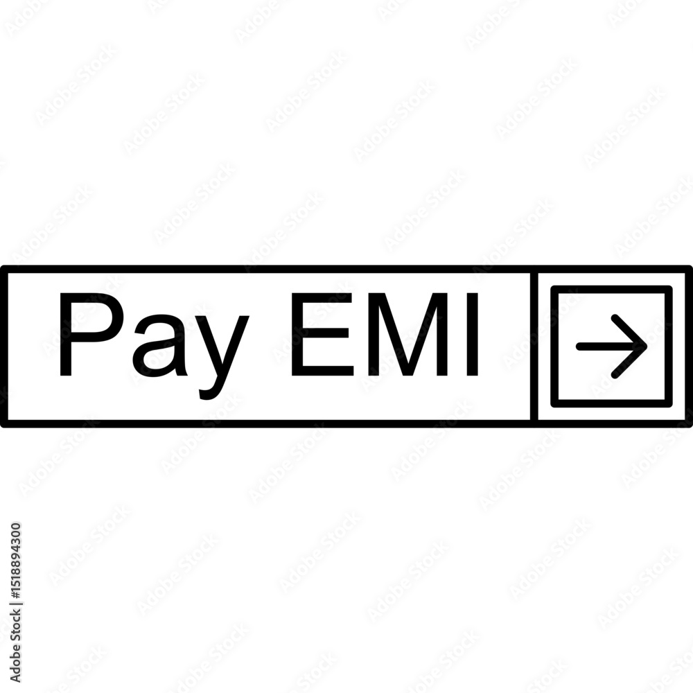 Pay EMI Vector Icon Pay EMI Vector Icon