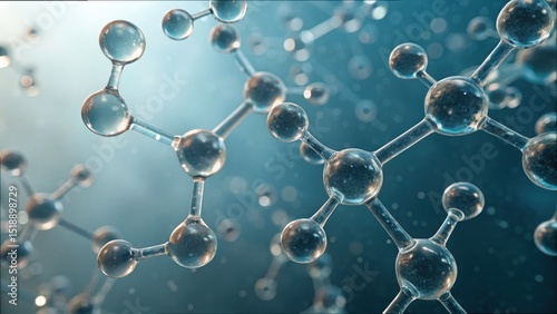 Detailed Chemical Structures in 3D Visualization under Blue Light