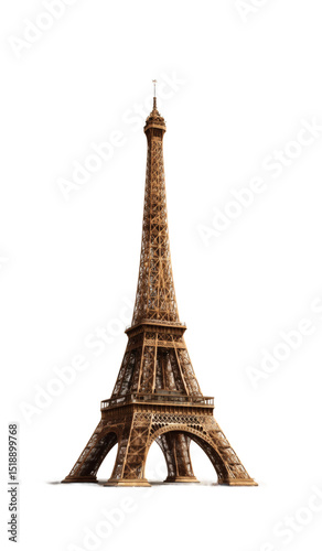 [Transparent Background PNG]The Majestic Eiffel Tower in Paris