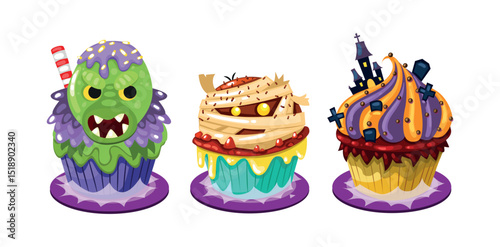 Delicious Dessert Cake Set