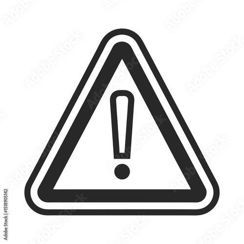 Warning alert sign exclamation mark triangle icon