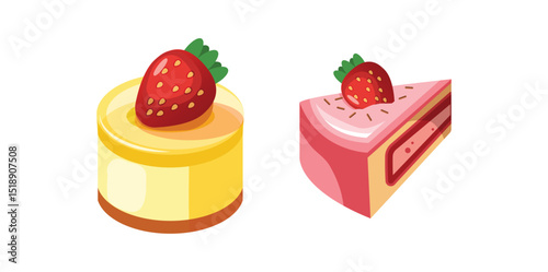 Delicious Dessert Cake Set