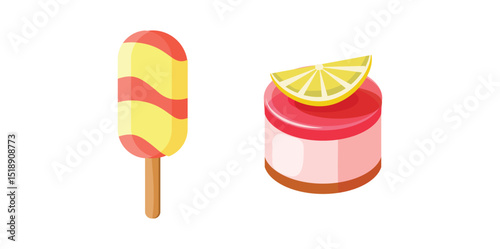 Delicious Dessert Cake Set
