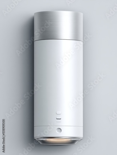 White Mockup Template for Blank Packaging Design with Modern Aesthetic