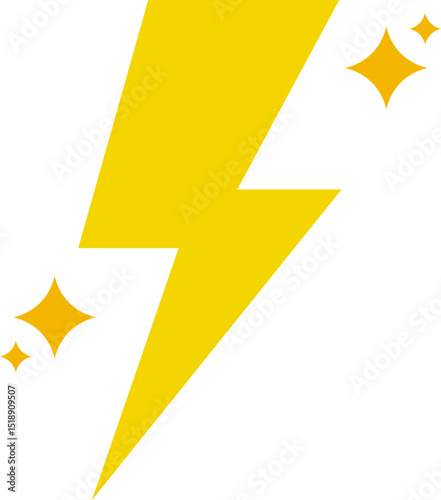 Lighting Bolt Icon Element